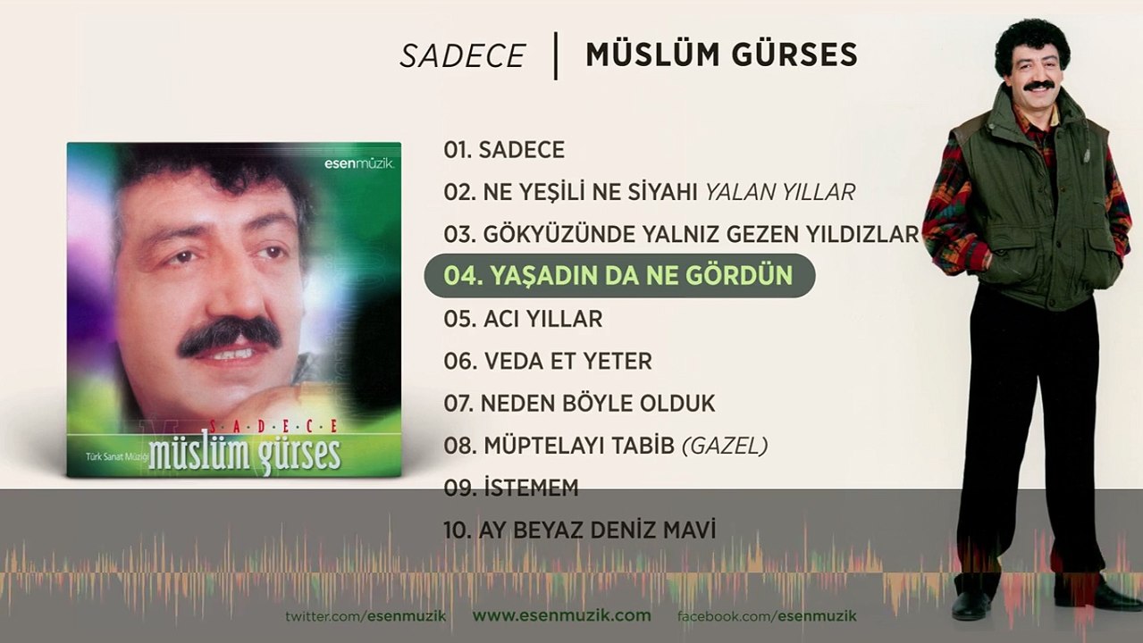 Yaşadında Ne Gördün (Müslüm Gürses) Official Audio #yaşadındanegördün #müslümgürses