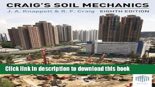 [Popular] Craig s Soil Mechanics, Eighth Edition Kindle OnlineCollection