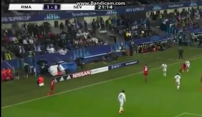 هدف ماركو اسينسيو الرائع في مرمى اشبيلية - نهائي السوبر اوروبي