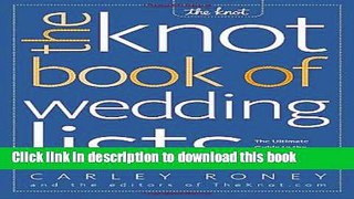 [Popular] Books The Knot Book of Wedding Lists Full Online