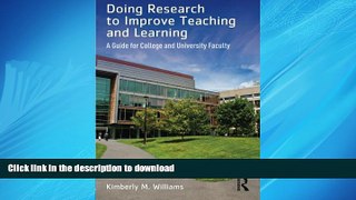 FAVORIT BOOK Doing Research to Improve Teaching and Learning: A Guide for College and University