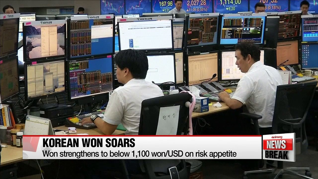 Korean won trades around a near 14-month intraday high against US dollar on Wed.