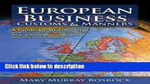 [PDF] European Business Customs   Manners: A Country-by-Country Guide to European Customs and