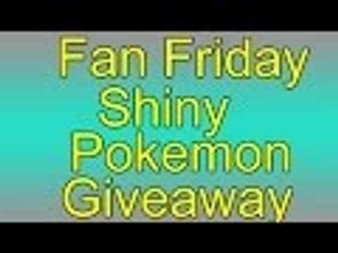 Shiny Pokemon Giveaway! Pokemon X&Y,ORAS!