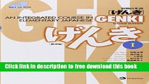 [Popular] Books GENKI I: An Integrated Course in Elementary Japanese [With CDROM] (Japanese