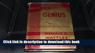 [Download] How To Be a Genius Or the Science of Being Great Kindle Collection