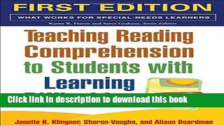 [PDF] Teaching Reading Comprehension to Students with Learning Difficulties, First Ed (What Works