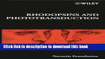 Download Rhodopsins and Phototransduction (Novartis Foundation Symposia) E-Book Online