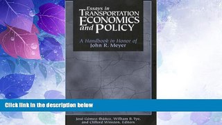 Big Deals  Essays in Transportation Economics and Policy: A Handbook in Honor of John R. Meyer