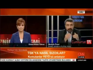 Balyoz maduru emekli albaydan, Necdet Özel ve Hulusi Akar'a canlı yayında salvolar