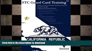 FAVORIT BOOK 32-hours, Unarmed Skills Training Course for Security Guards: California Self-Study