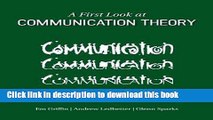 [Popular] Books A First Look at Communication Theory (Conversations with Communication Theorists)