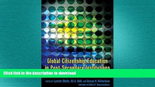 FAVORIT BOOK Global Citizenship Education in Post-Secondary Institutions: Theories, Practices,