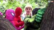 Superheroes in Real Life! Spiderman vs Hulk & Frozen Elsa w/ Pink Girl Superheroes play hide & seek
