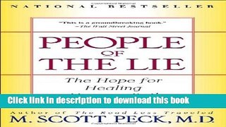 [Popular] Books People of the Lie: The Hope for Healing Human Evil Free Download