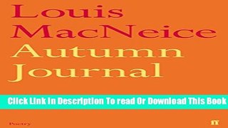 [Download] Autumn Journal: A Poem (Faber Poetry) Hardcover Free