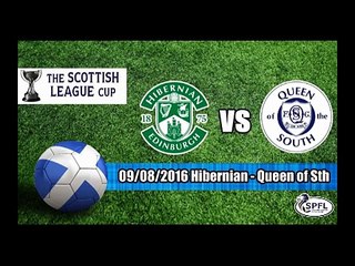 Hibernian vs Queen of the South 1-3 All Goals & Highlights HD 09.08.2016