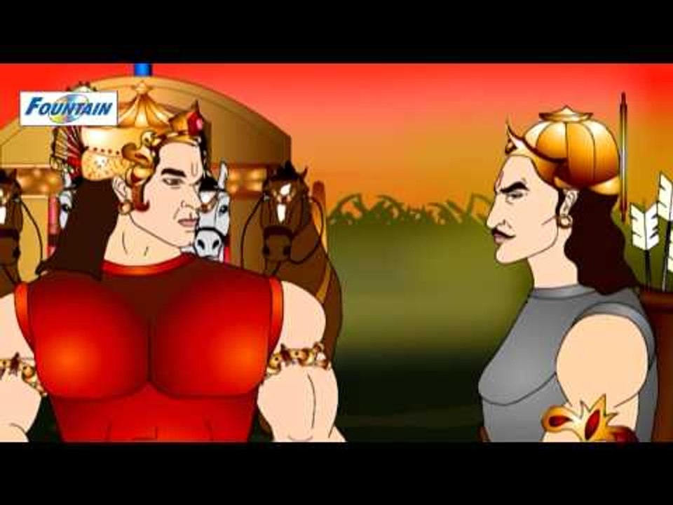 Mahabharat - Abhimanyu Caught In Chakravyuha - Kannada