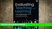 FAVORIT BOOK Evaluating Teaching and Learning: A practical handbook for colleges, universities and