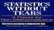 [Popular] Statistics Without Tears: A Primer for Non Mathematicians Paperback OnlineCollection