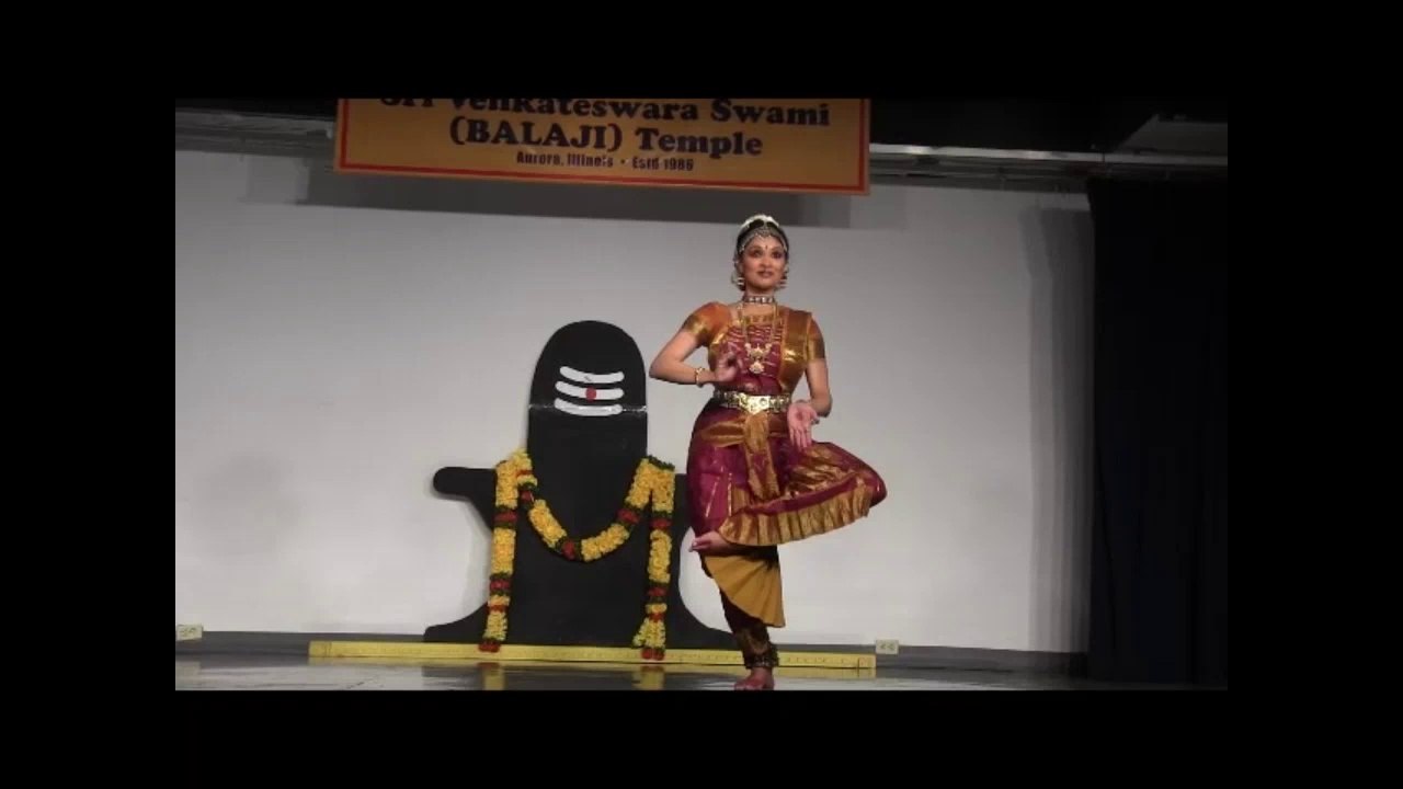 SRI VENKATESWARASWAMY TEMPLE: MAHASHIVARATRI 2016: "OM NAMAH SHIVAYA": SWETA: "BHARATANATYAM"