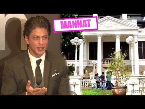 Shahrukh Khan On His House Mannat At Bandstand, Mumbai