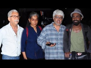Airport Spotting 29th June 2016 - Naseeruddin Shah, Ratna Pathak, Vikram Bhatt & Remo D'Souza