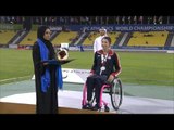 Women's 400m T34 | Victory Ceremony |  2015 IPC Athletics World Championships Doha