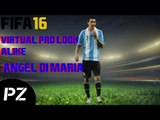 FIFA16 How to make your virtual pro look like angel di maria