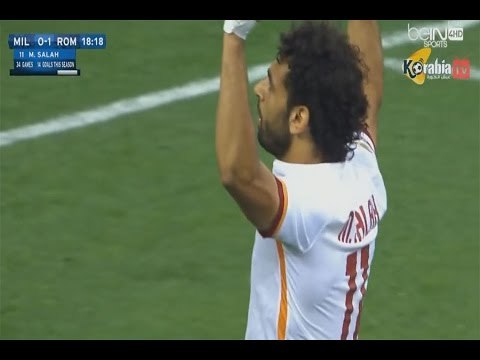 ملخص لمسات محمد صلاح امام ميلان ~ الدوري الايطالي 2016