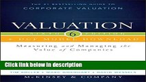 [PDF] Valuation   DCF Model Download: Measuring and Managing the Value of Companies (Wiley