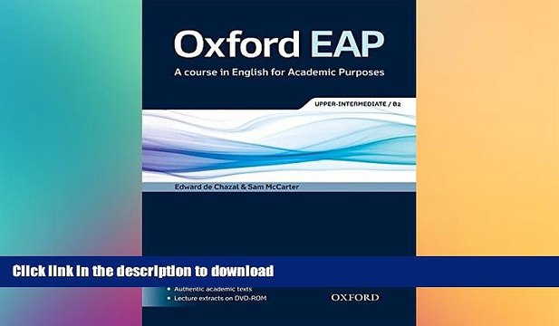 FAVORIT BOOK Oxford EAP: Upper-Intermediate / B2: A Course in English for Academic Purposes READ