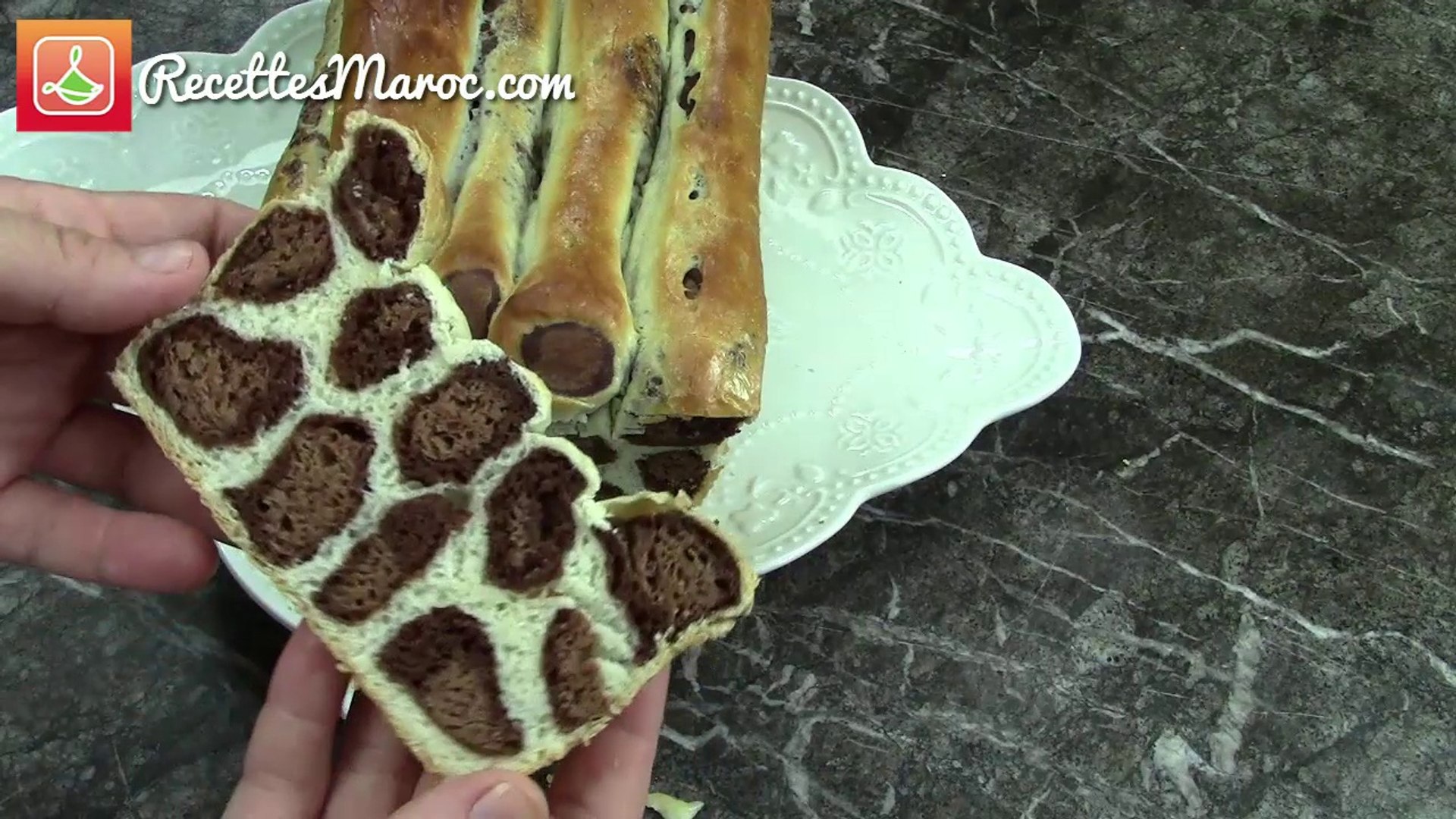 ⁣Brioche Léopard - Leopard Print Brioche - بريوش الفهد بالشكولا والحليب