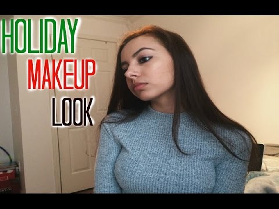 Simple Holiday Makeup Tutorial!
