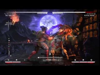 Mortal Kombat X Bo' Rai Cho 34% 1 Meter Korner Kombo