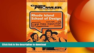 FAVORIT BOOK Rhode Island School of Design (RISD): Off the Record - College Prowler (College