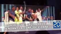 Supercoupe d'Europe : Gros bordel pendant la conf' de presse de Zidane