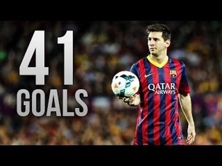 Lionel Messi All 41 Goals ● 2013   2014 ( KEAN KEEGAN )