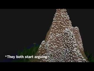 Steve wants to climb up a mountain | Part 1/2 | Minecraft Animation