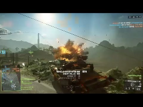 Battlefield 4(BF4) : Multiplayer Gameplay on Xbox one (XB1) Montage TANK Warfare