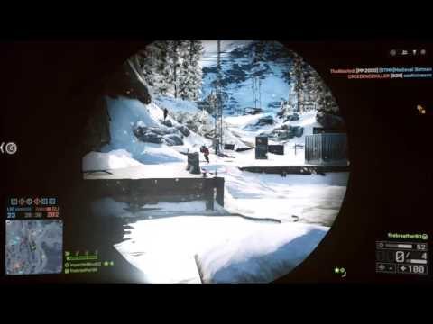 Battlefield 4(BF4) : Multiplayer Gameplay on Xbox one (XB1) Montage Frozen death