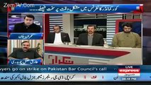 Anchor Imran Khan makes Tariq Fazal Chohdry speechless with strong arguments