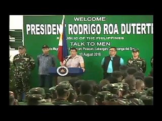 FULL VIDEO : PRESIDENT DUTERTE VISIT 1ST INFANTRY DIVISION OF AFP @ LABANGAN ZAMBOANGA DEL SUR