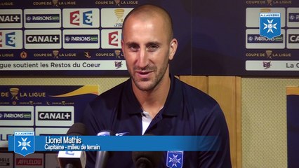 Le capitaine Lionel Mathis après la qualification face au FBBP01