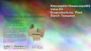 Kitecoepbhc16waecoeps003 Value Kit Ecoproducts,inc. Plant Starch Teaspoon