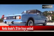 Zonguldak'ın Alaplı ilçesinde yaşayan klasik otomobil tutkunu Ali Burak Düz'ün hurda olarak aldıktan sonra yenilediği 19