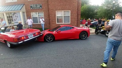 Motorista 'estaciona' em cima de Ferrari de R$ 2,9 milhões
