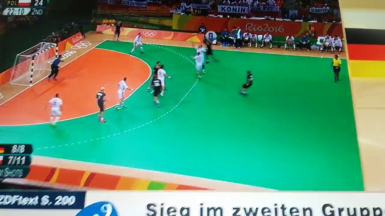 HANDBALL HERREN DEUTSCHLAND VS POLEN 32_29 ALLE HIGHLIGHTS OLYMPIA 2016