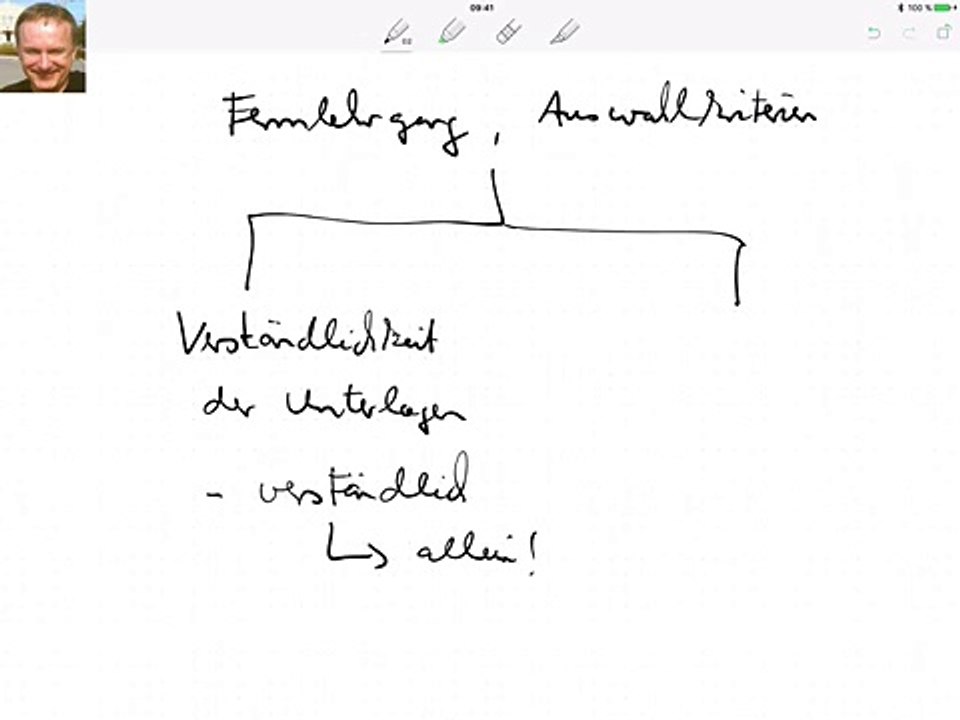 Lernen ohne Leiden, Auswahlkriterien für Fernlehrgänge
