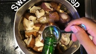 how to make Shiitake mushroom boiled in sugar